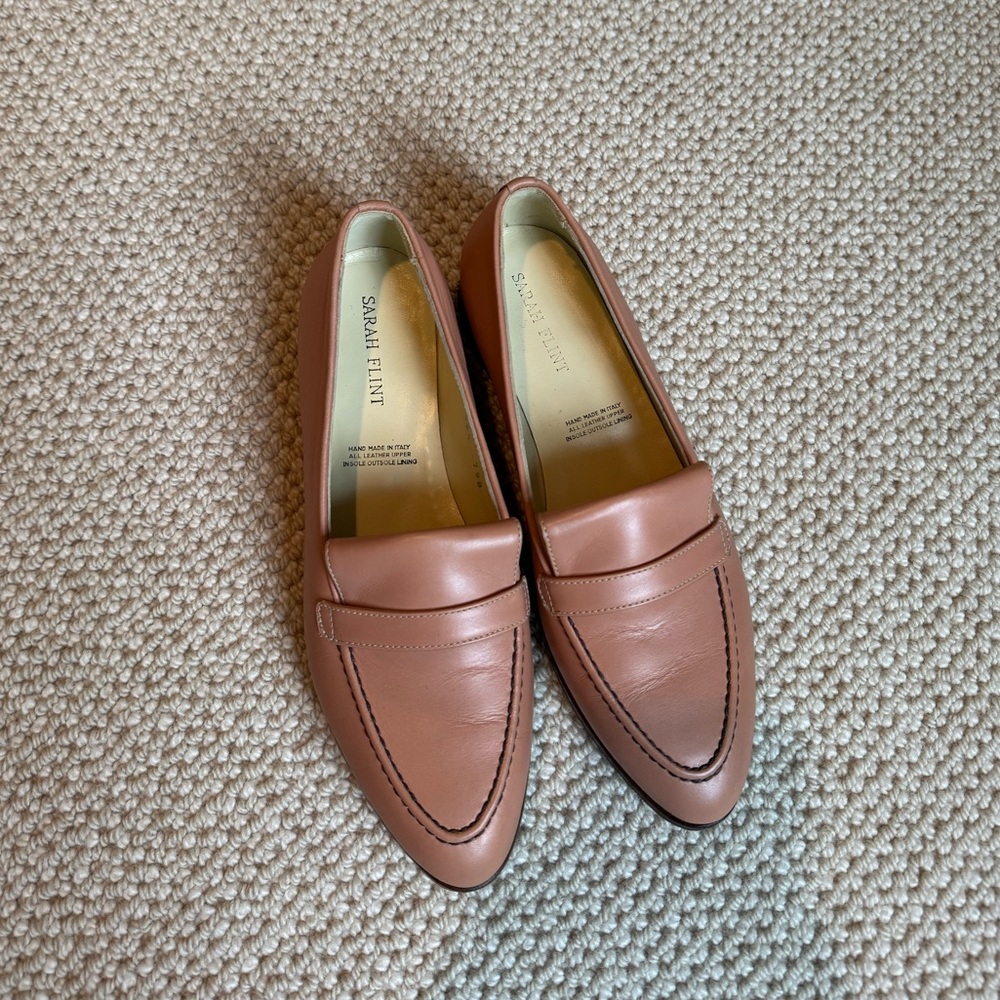 Sarah Flint Leather Loafers